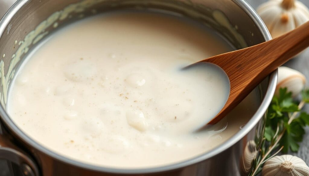 creamy white wine sauce