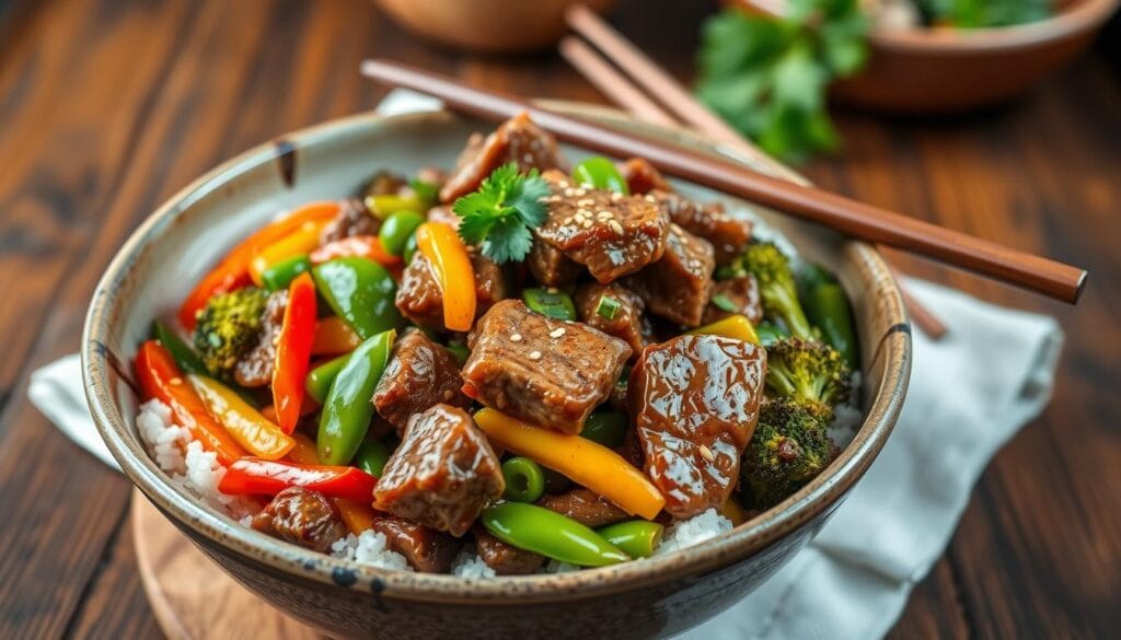 lamb stir fry