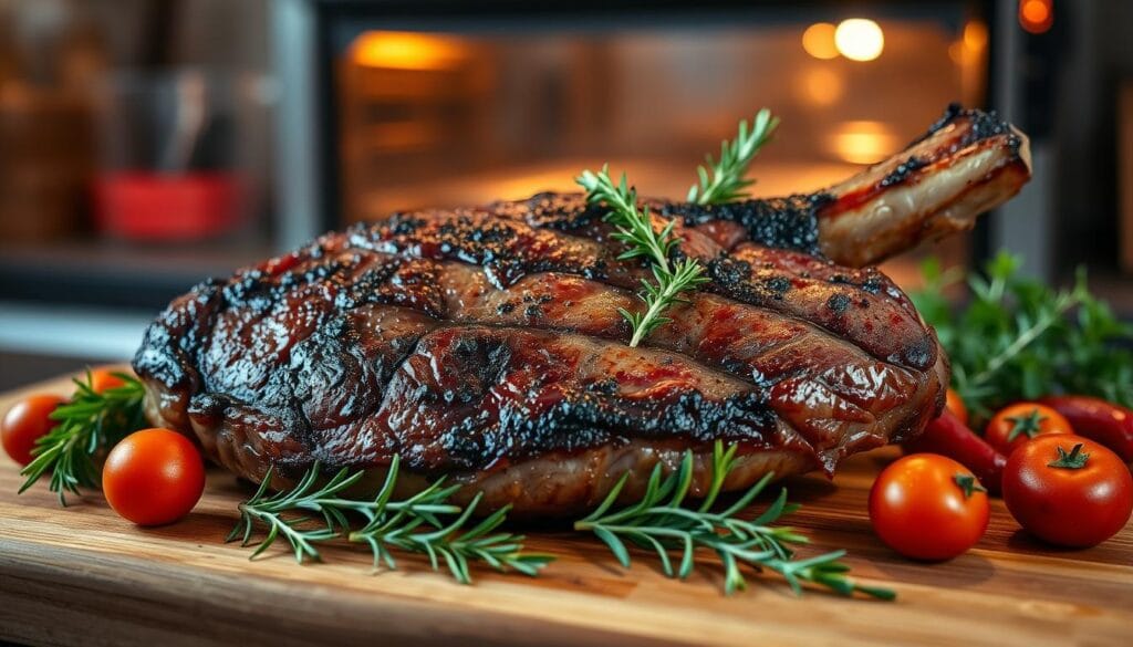 oven-roasting rump steak