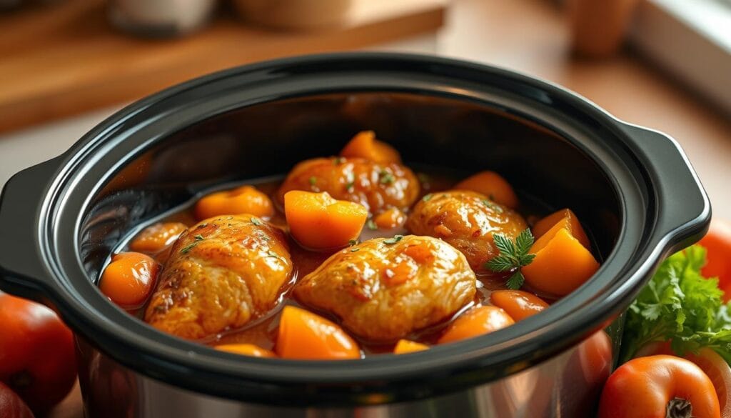 slow cooker apricot chicken