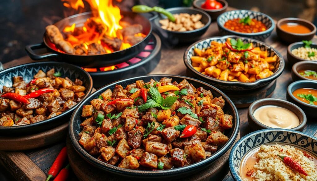 spicy meat dishes