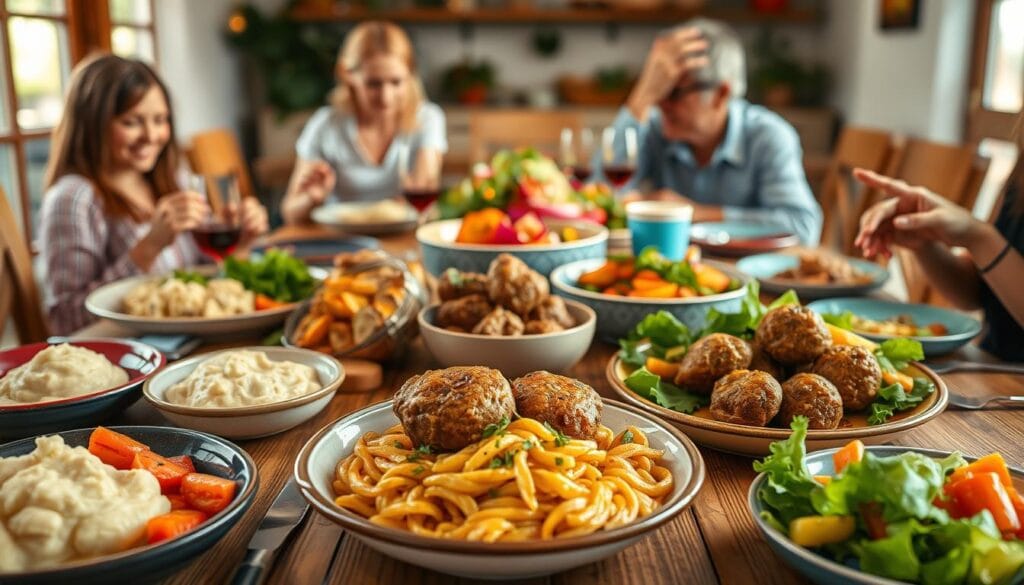 Aussie family dinner