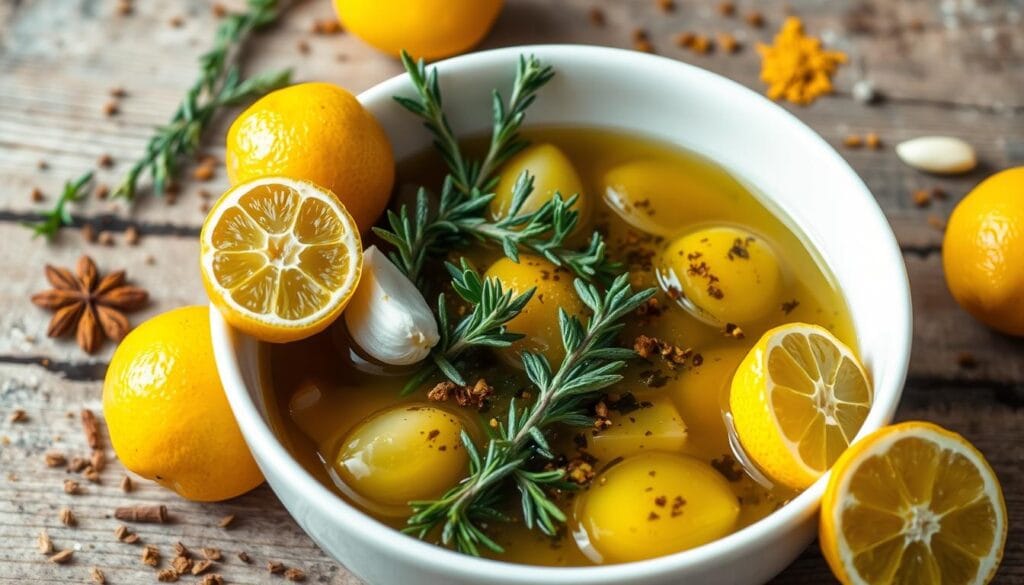 Preserved lemon marinade