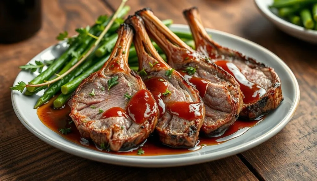 Tender lamb cutlets