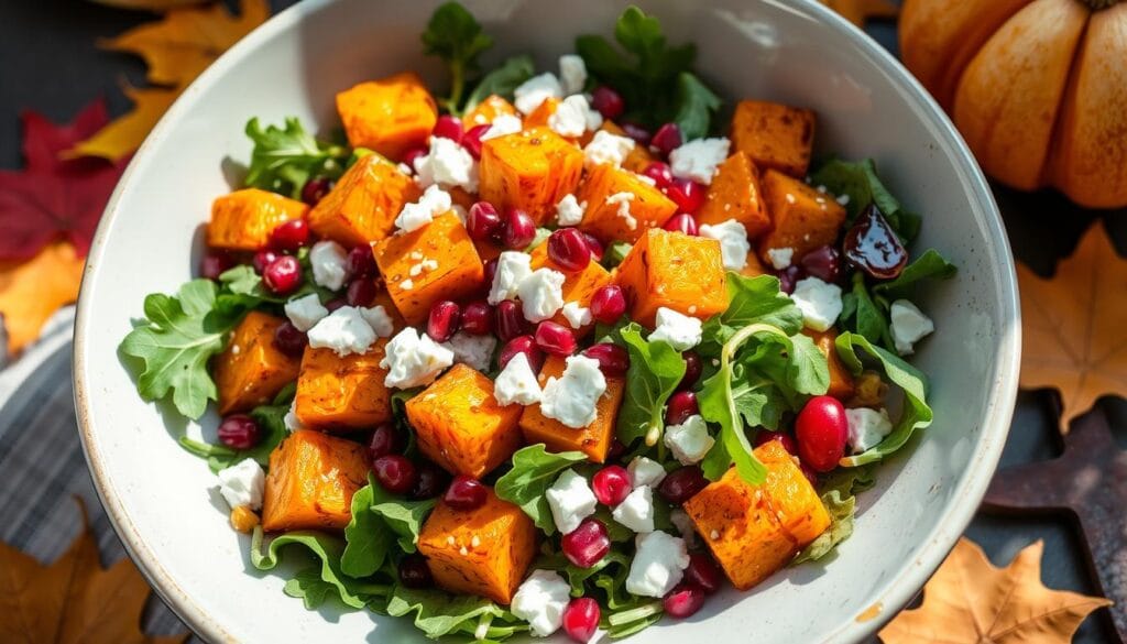 roast pumpkin salad