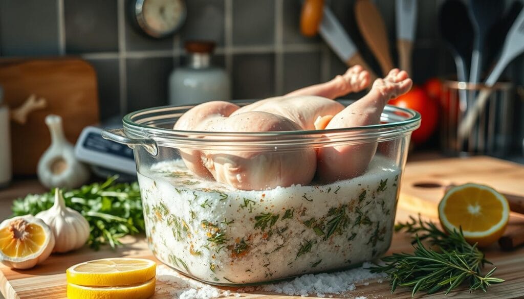 Brining chicken before cooking safety guidelines