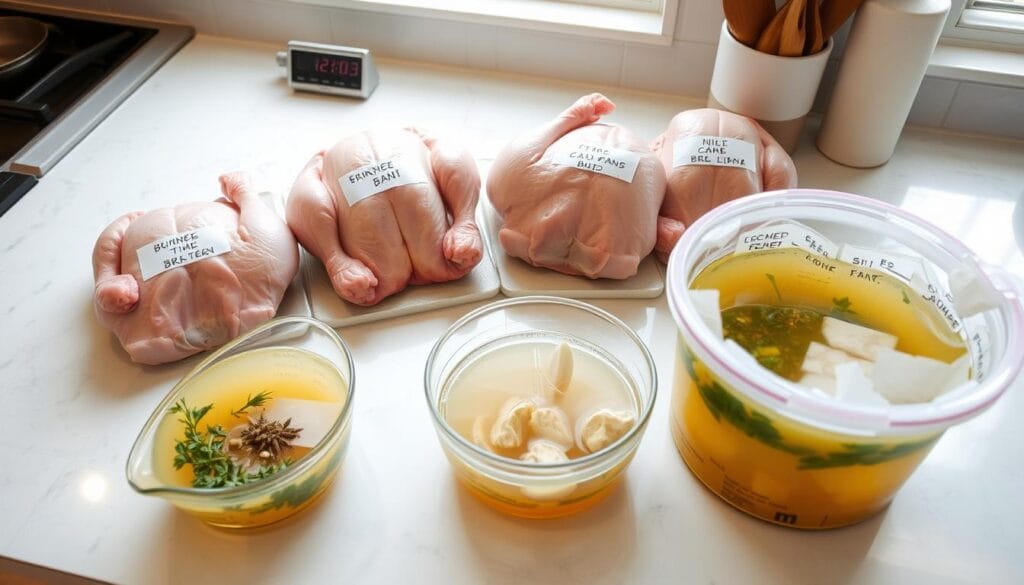 Chicken Brining Times and Techniques