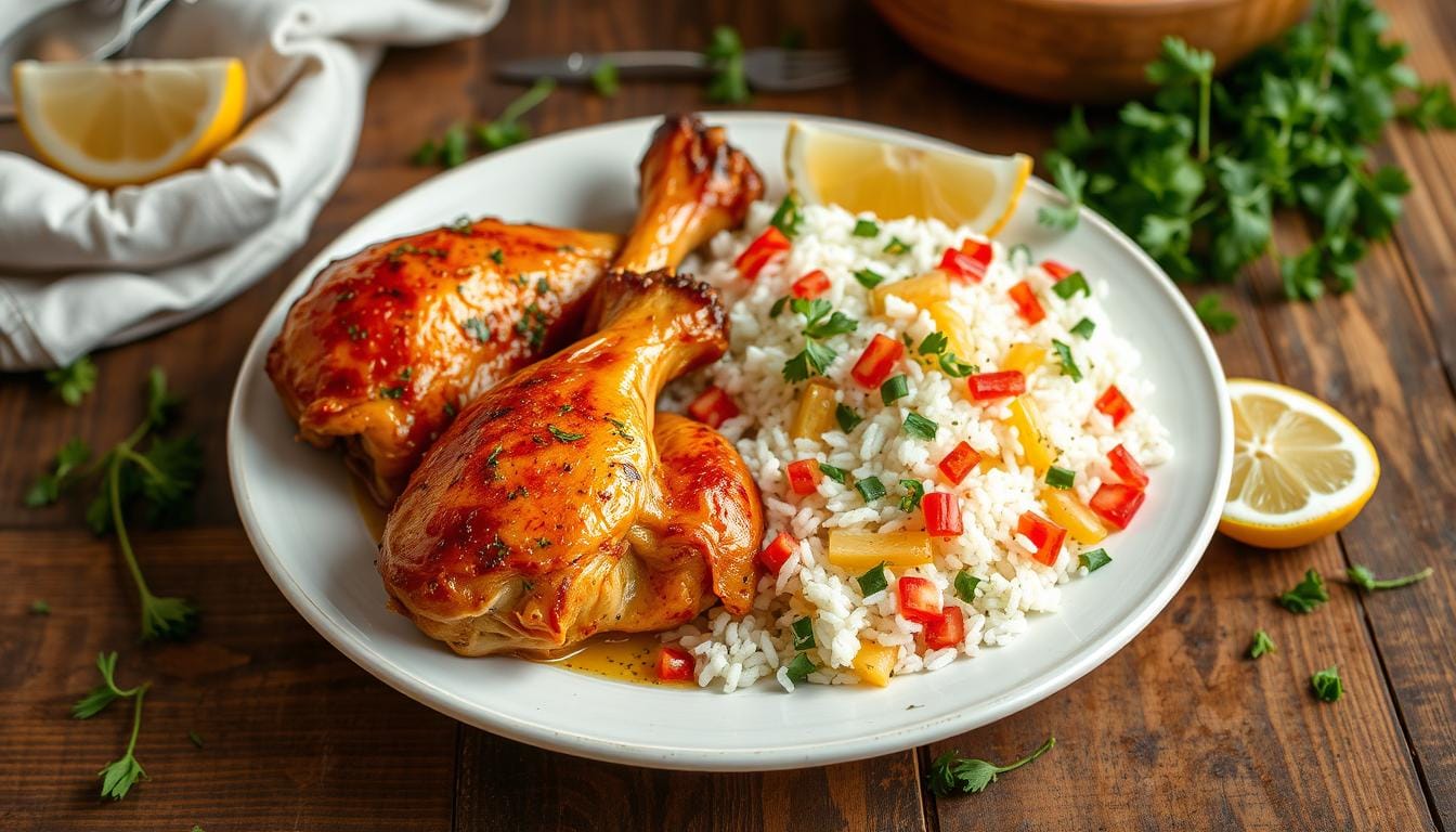 Oven Baked Chicken And Rice