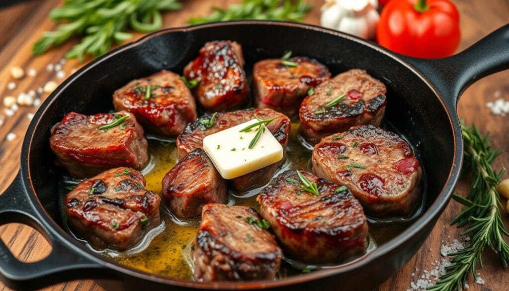 Sirloin Steak Bites Preparation